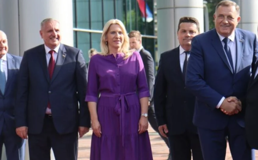 Radovan Viskovic Milorad Dodik Zeljka Cvijanovic