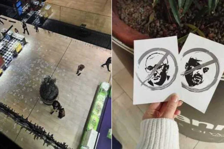 Rzni centar SCC zasut plakatima protiv Fuada Colpe Adnana Dzemidzica i Elmira Pilava