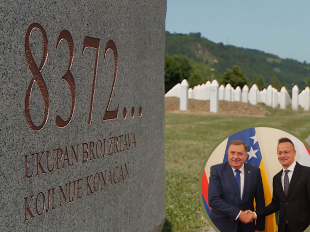 Udruzenja zrtava  u srebrenicu Peter Szijjart Milorad Dodik