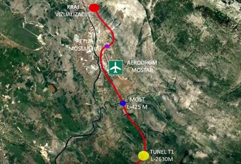 Autoput Mostar Sjever – Mostar Jug