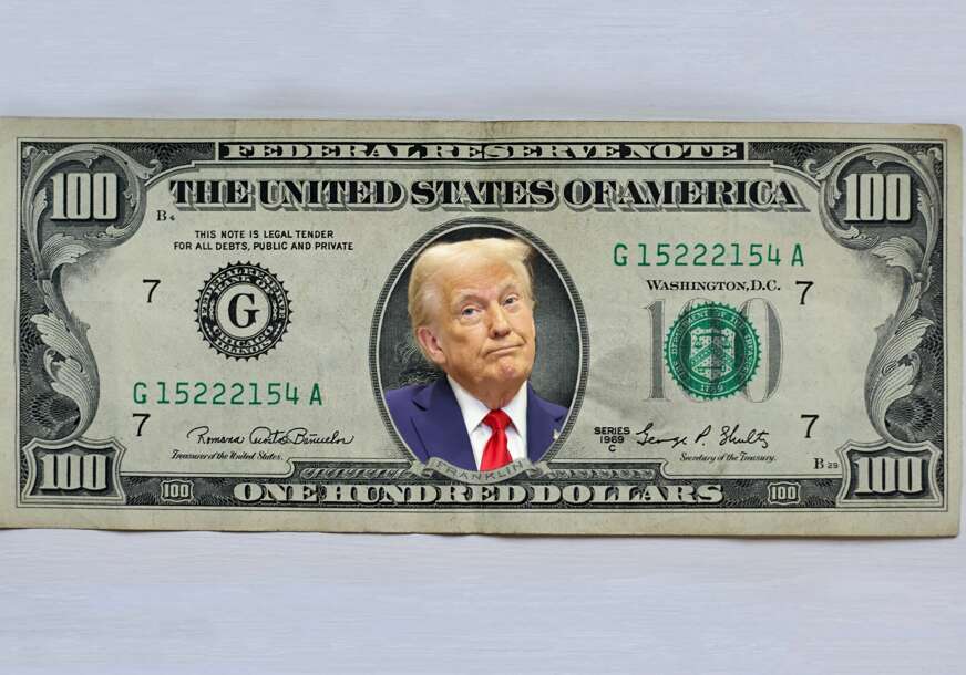 Donald tramp dolar foto AARON SCHWARTZ POOL epa freepik 872x610