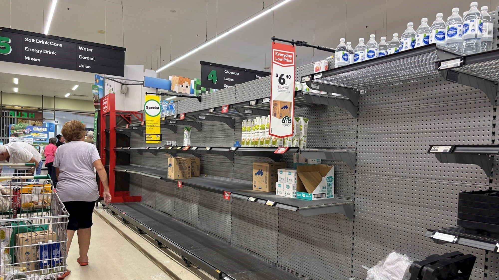 Market sad