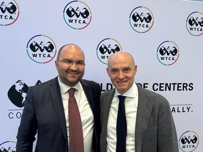 Robin van Puyenbroeck (Executive Director, Business Development, WTCA) i Edin Sefo (CEO, MDC doo Sarajevo)