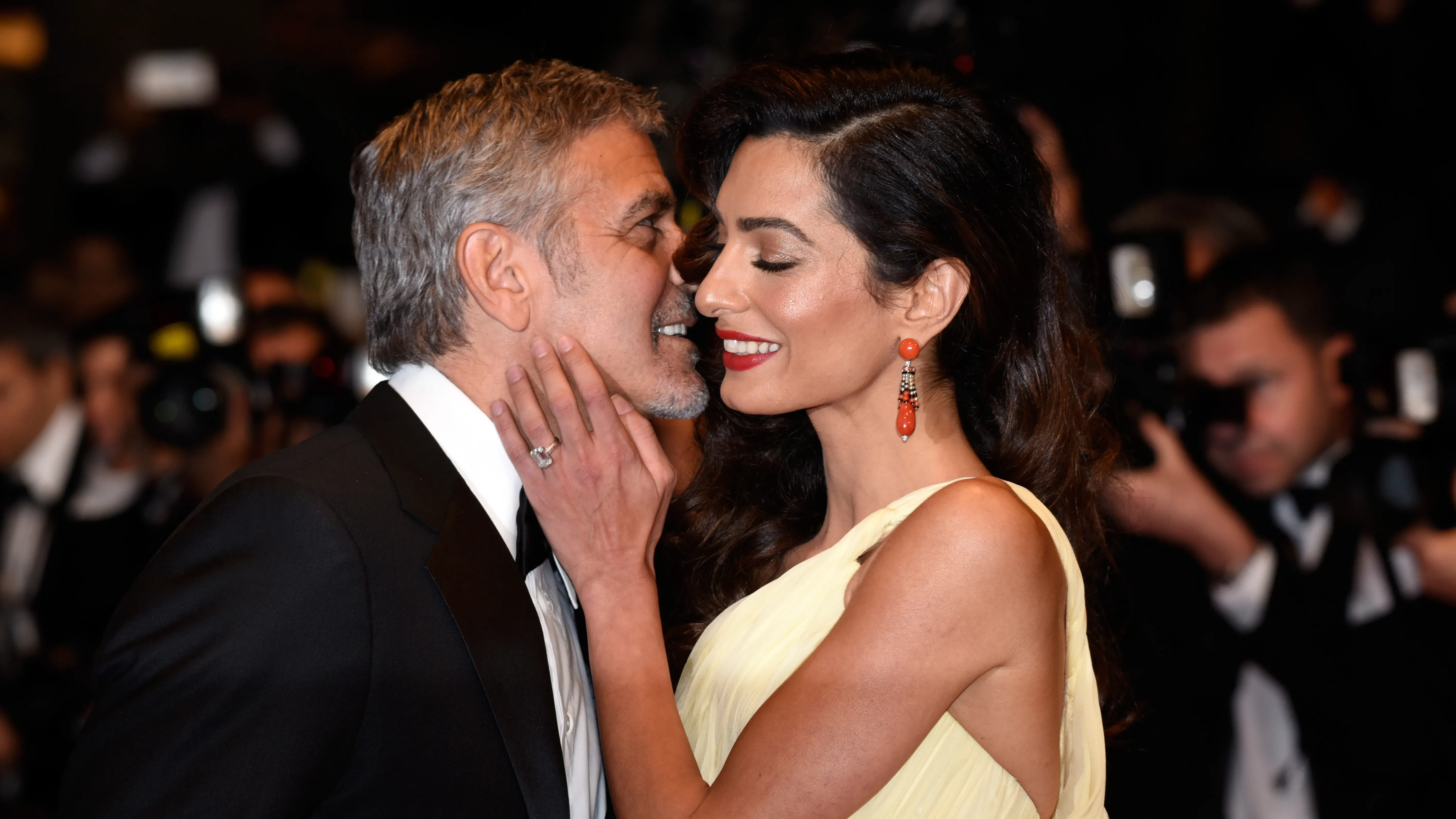 George Clooney Amal Clooney foto getty