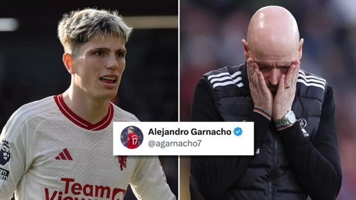 Alejandro Garnacho Erik ten Hag Manchester United
