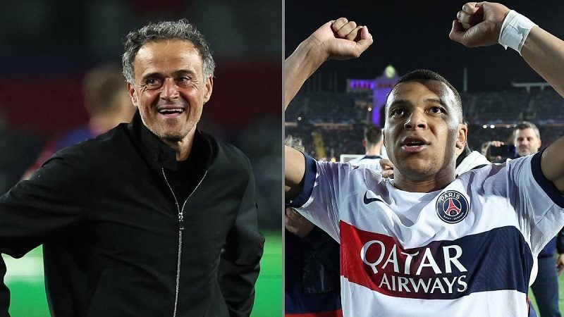 Kylian Mbappé Luis Enrique