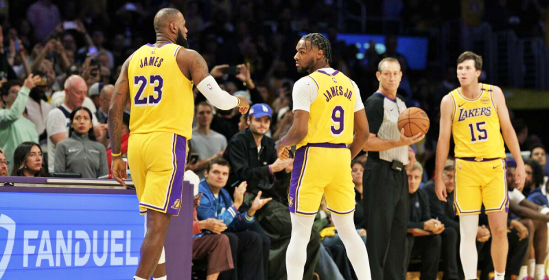Bronny James Los Angeles Lakers