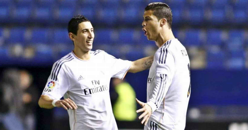 Angel Di Maria Cristiano Ronaldo