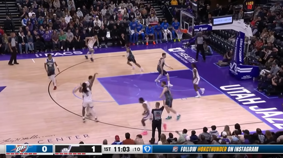 NBA Jusuf Nurkic Oklahoma City Thunder Utah Jazz