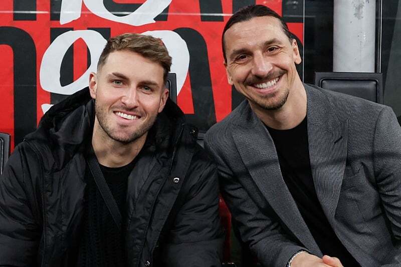 Zlatan Ibrahimovic AC Milan Santiago Gimenez