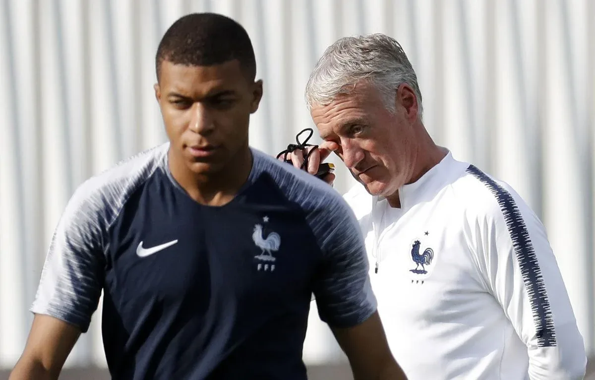 Kylian mbappe didier deschamps