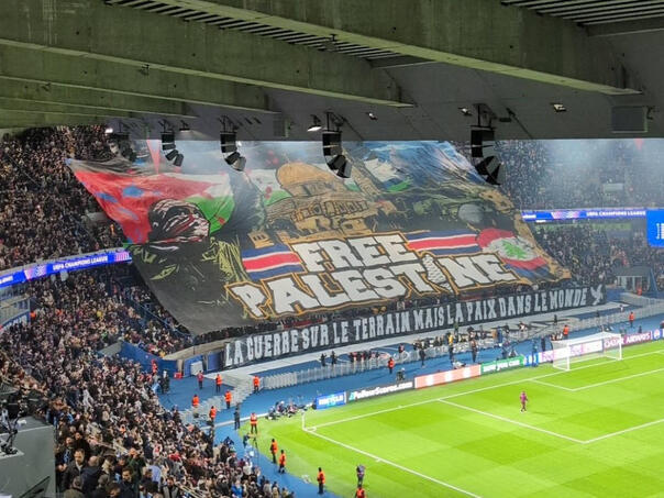 Psg palestina navijaci