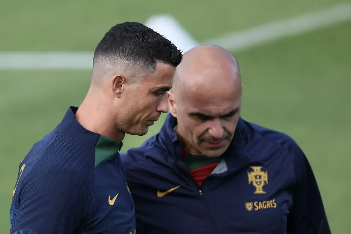 Roberto martinez cristiano ronaldo AFP