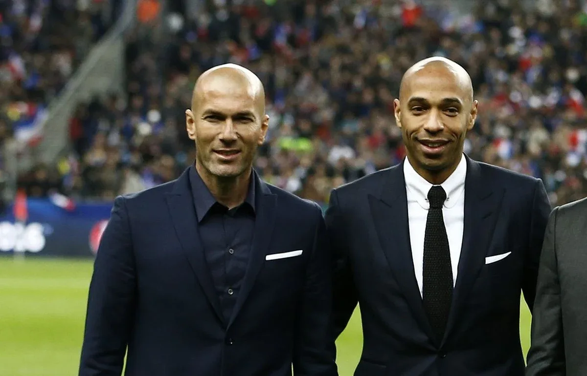 Zinedine zidane thierry henry