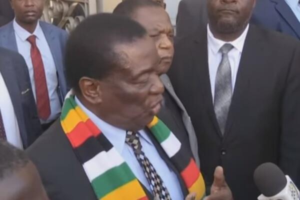 predsjednik zimbabvea Emerson Mnangagva