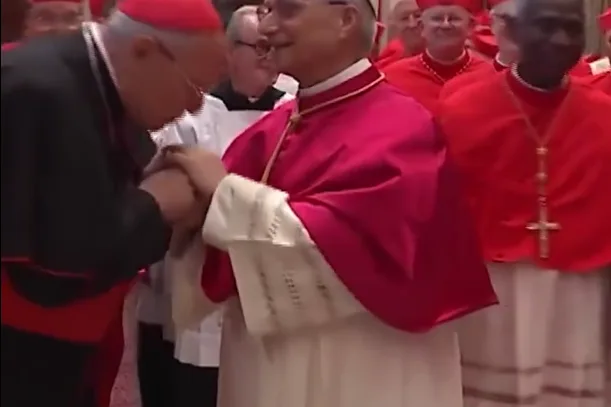Papa Lav XIV Kardinali čestitaju papi Lavu XIV Screenshot