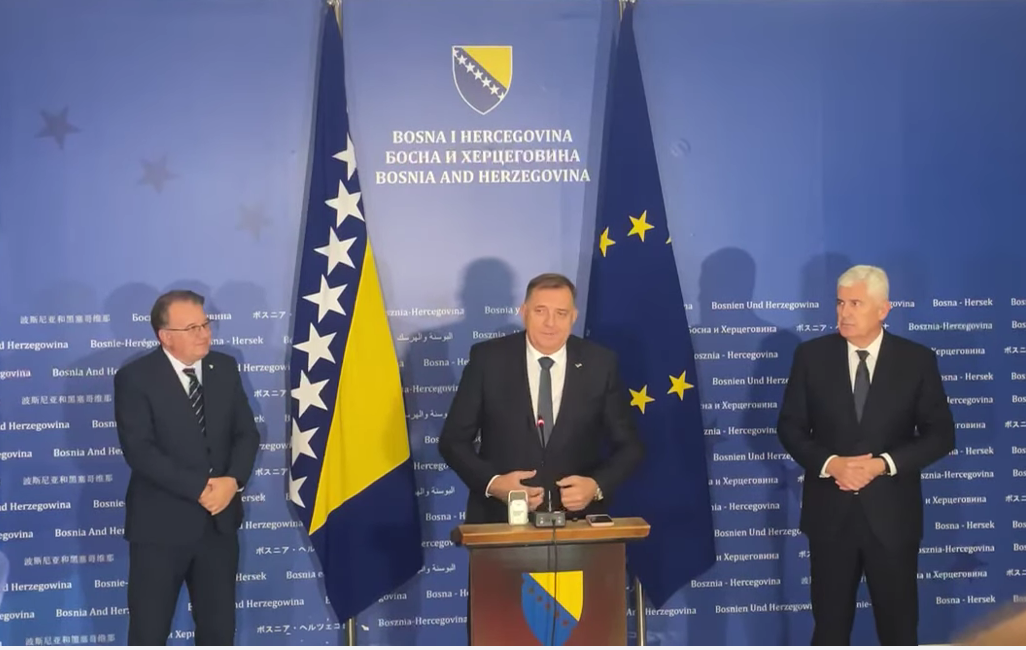Milorad Dodik Dragan Covic Nermin Niksic