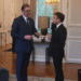 Emmanuel Macron Aleksandar Vučić Foto: Predsjednik Srbije