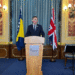 Denis becirevic u londonu obracanje 1jpg