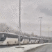 Kolone autobusa na putu za Vučićev miting u Sremskoj Mitrovici