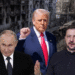Vladimir Putin Volodimir Zelenski Donald Trump