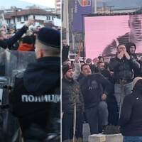 novi pazar Protesti incidnet