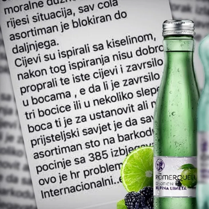 Trovanje Coca colinom vodom index