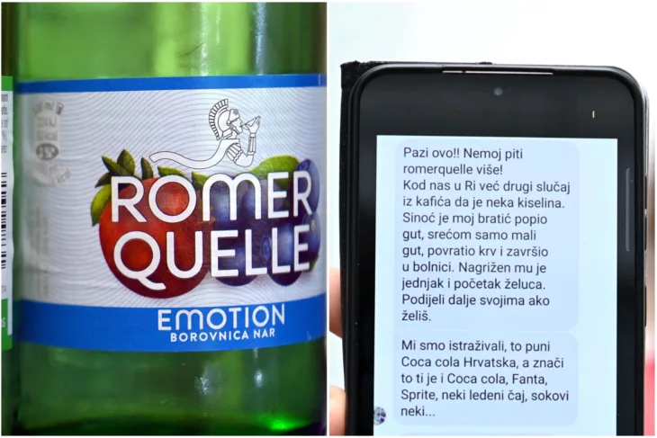 Coca Cola Romerquelle mineralna voda poruke