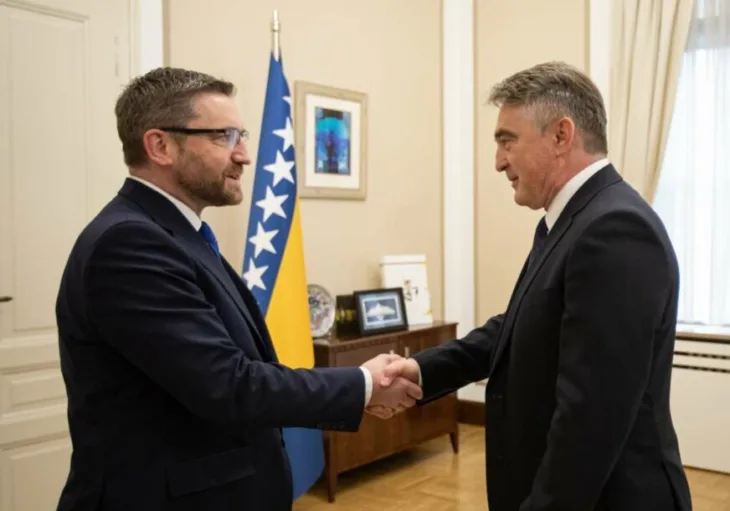 Zeljko Komsic Adrian Farrell Predsjednistvo Bi H