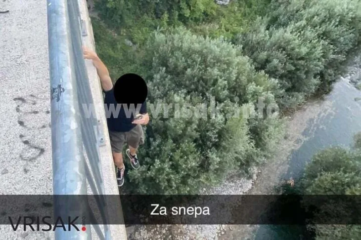 Široki  Brijeg visio sa mosta