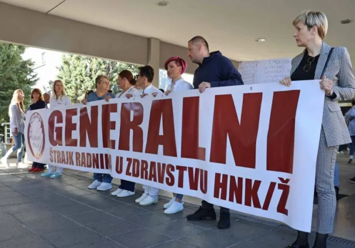 strajk Zdravstveni radnici HNK FENA