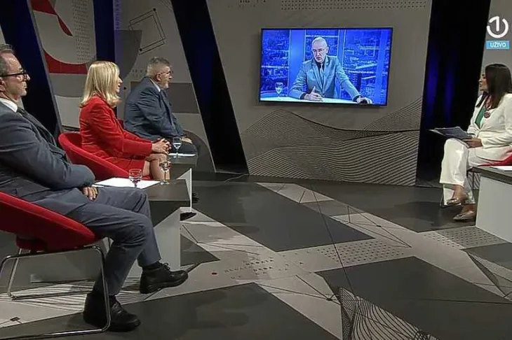 emisiju BHT-a nakon žustre diskusije s Miokovićem i Jurišić