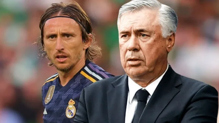 Luka Modrić Carlo Ancelotti