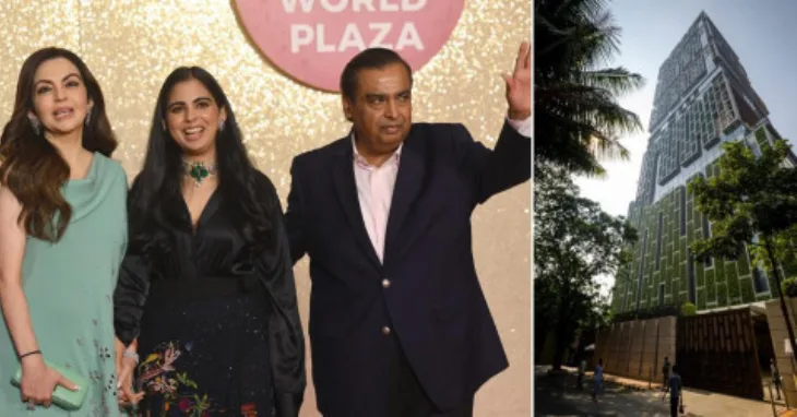 Mukesh Ambani, njegova supruga Nita Ambani i kći Isha Ambani, te vila od 27 spratova