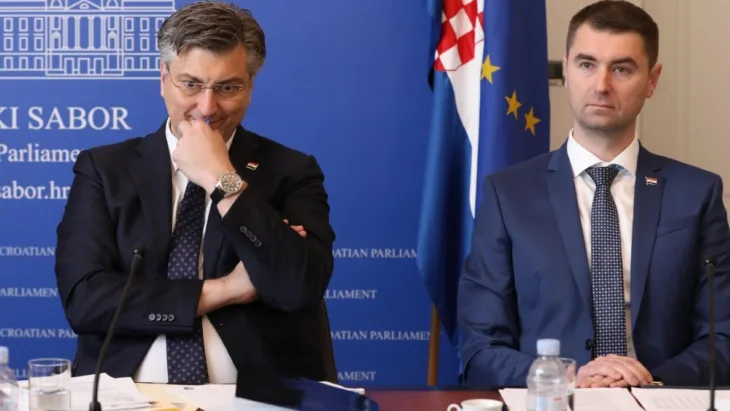 Andrej Plenković i Davor Filipović. Platforma X
