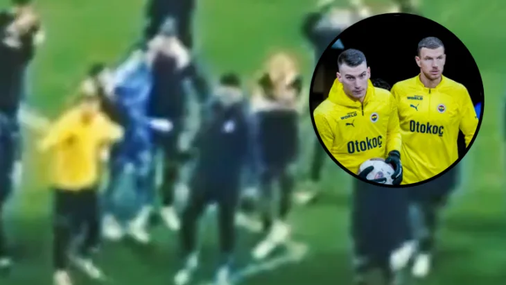 Edin Dzeko Dominik Livaković