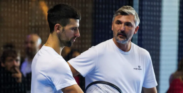 Novak Đoković Goran Ivanišević