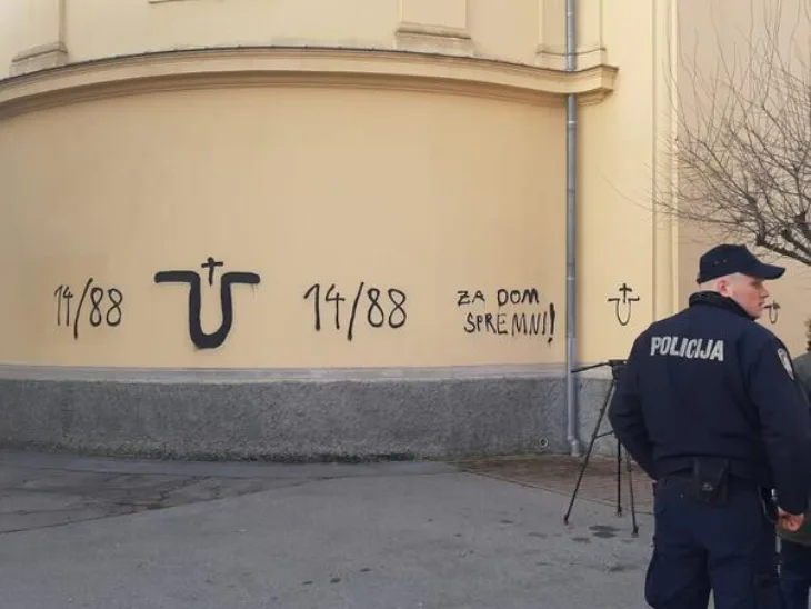 crkva u bjelovaru isarana ustaskim i nacistickim simbolima