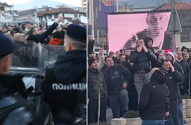 novi pazar Protesti incidnet
