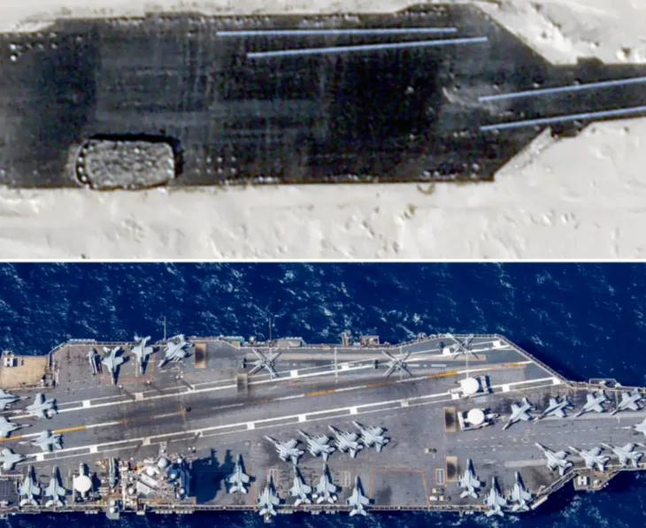 Kina vježba na USS Gerald R. Ford
