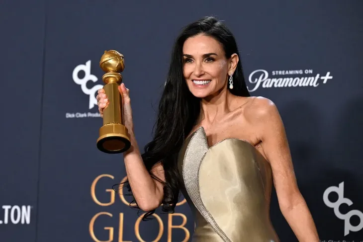 Demi Moore zlatni globus : Profimedia