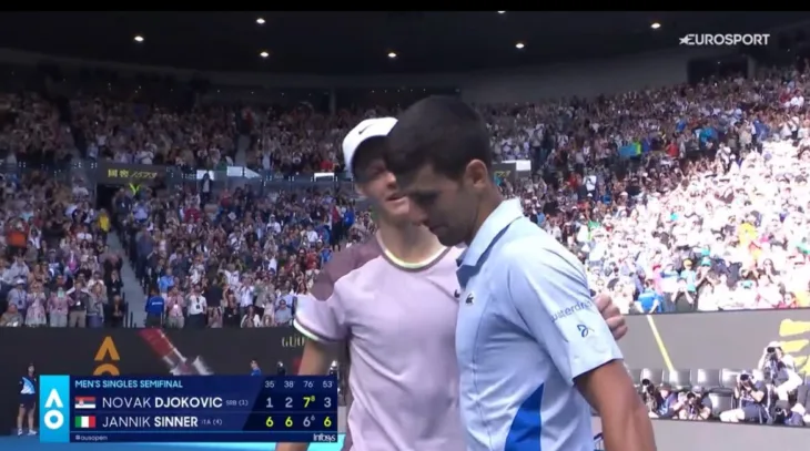 Novak Đoković Jannik Sinner