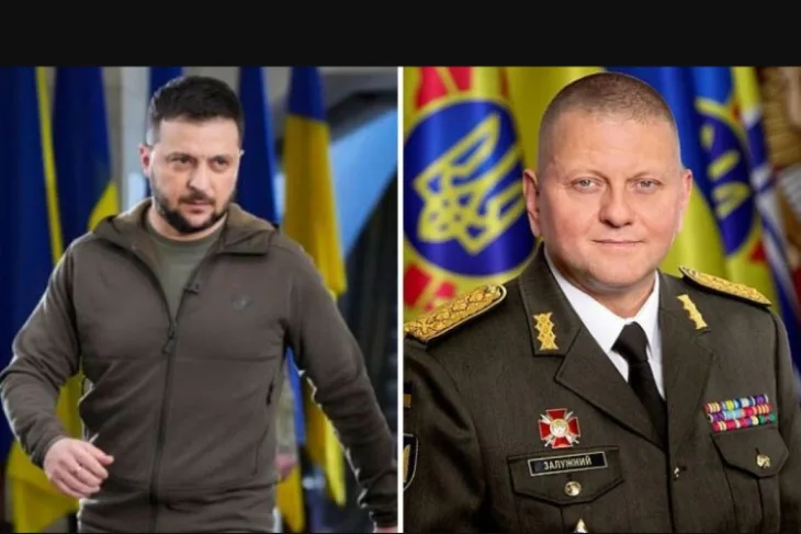 Volodimir Zelenski i Valerij Zalužni