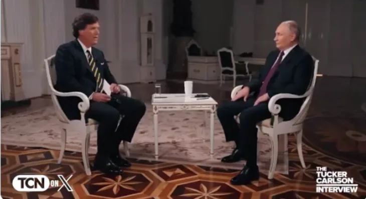 Tucker Carlson Vladimir Putin   Screenshot 68