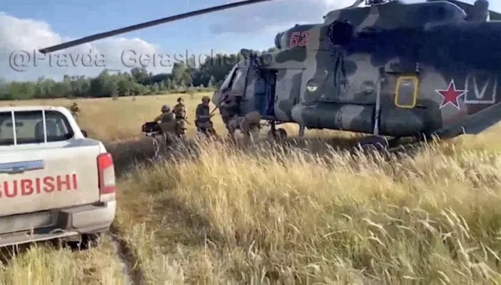 Rusija Ukrajina Andrij Yusov predao helikopter
