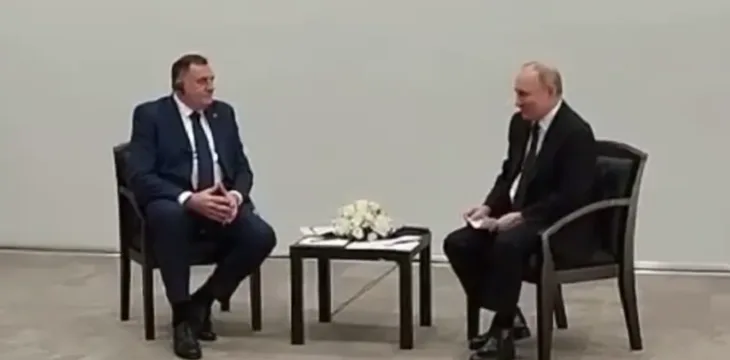 Milorad Dodik i Vladimir Putin