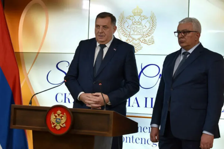 Milorad Dodik crna gora Andrija Mandić