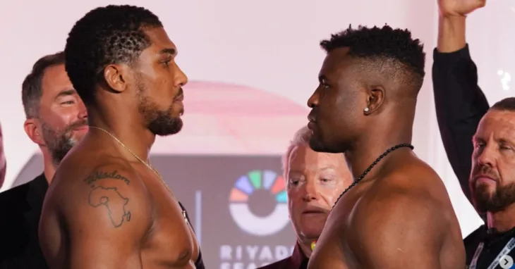 Francis Ngannou Anthony Joshua