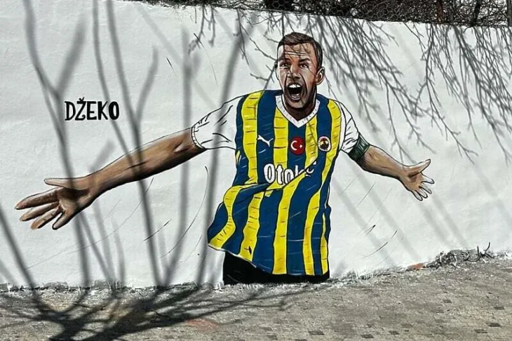 edin dzeko Džekin mural u Diyarbakiru (Foto: Twitter)