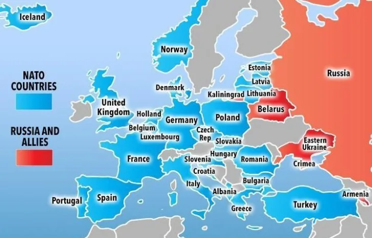 Karta rusija